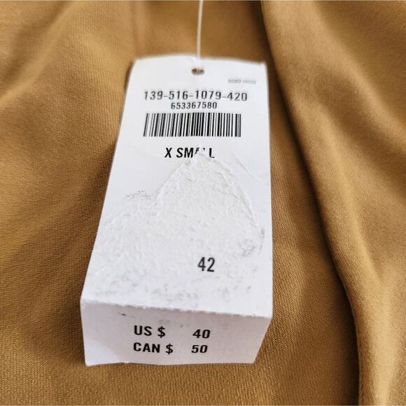 Abercrombie and Fitch Long Sleeve Corset Cropped Top NWT Size XS - Picture 5 of 7